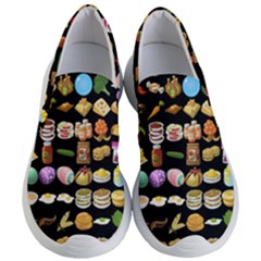 Glitch Glitchen Food Pattern One Women s Lightweight Slip Ons by WetdryvacsLair