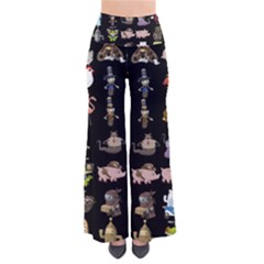 Glitch Glitchen Npc Animals And Characters Pattern So Vintage Palazzo Pants by WetdryvacsLair