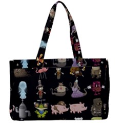 Glitch Glitchen Npc Animals And Characters Pattern Canvas Work Bag