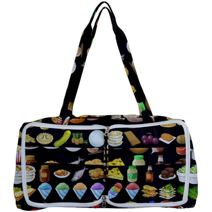 Glitch Glitchen Food Pattern Two Multi Function Bag