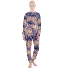 Yellow And Purple Abstract Women s Lounge Set by Dazzleway