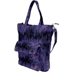 Purple And Yellow Abstract Shoulder Tote Bag by Dazzleway