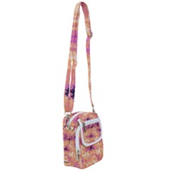 Yellow And Pink Abstract Shoulder Strap Belt Bag