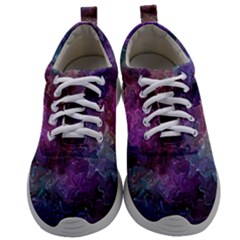 Multicolored Abstract Mens Athletic Shoes by Dazzleway