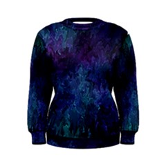 Glassy Melty Abstract Women s Sweatshirt by Dazzleway