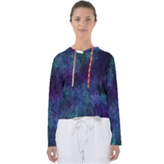 Glassy Melty Abstract Women s Slouchy Sweat by Dazzleway