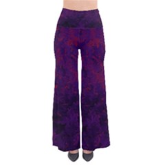 Red And Purple Abstract So Vintage Palazzo Pants