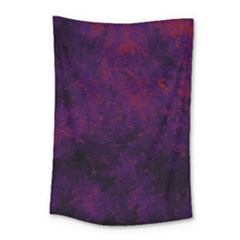 Red And Purple Abstract Small Tapestry