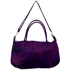 Red And Purple Abstract Removal Strap Handbag by Dazzleway