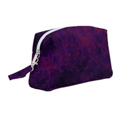 Red And Purple Abstract Wristlet Pouch Bag (medium)