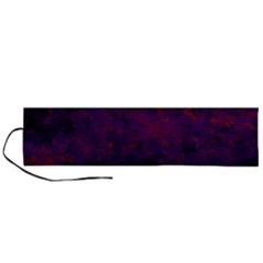 Red And Purple Abstract Roll Up Canvas Pencil Holder (l) by Dazzleway