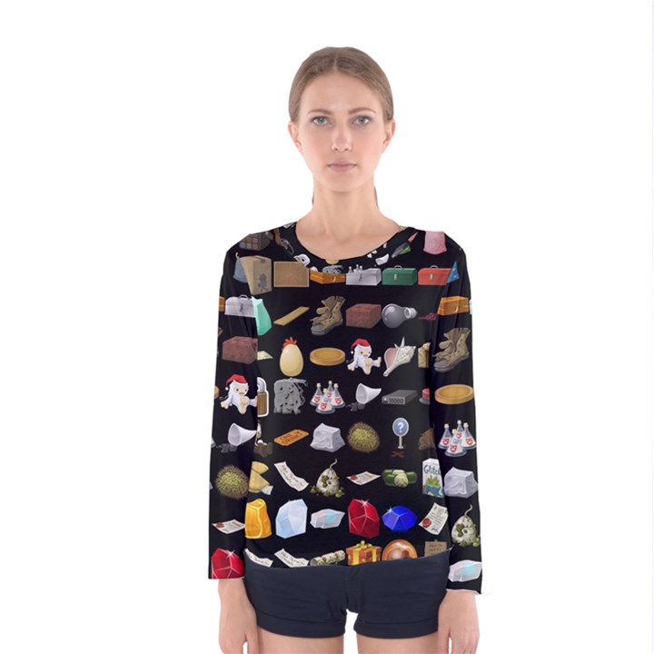 Glitch Glitchen Misc One Women s Long Sleeve Tee