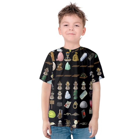 Glitch Glitchen Misc Three Kids  Cotton Tee by WetdryvacsLair