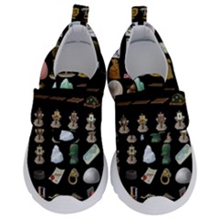 Glitch Glitchen Misc Three Kids  Velcro No Lace Shoes by WetdryvacsLair