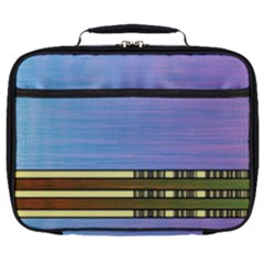 Glitched Vaporwave Hack The Planet Full Print Lunch Bag by WetdryvacsLair