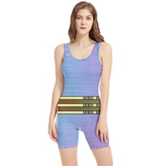 Glitched Vaporwave Hack The Planet Women s Wrestling Singlet by WetdryvacsLair