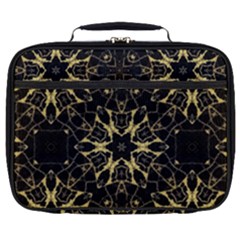 Black and gold pattern Full Print Lunch Bag