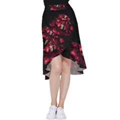 Love Deception Concept Artwork Frill Hi Low Chiffon Skirt by dflcprintsclothing