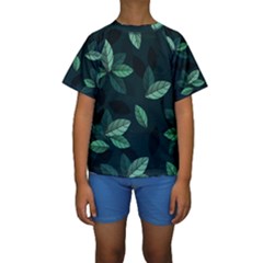 Foliage Kids  Short Sleeve Swimwear
