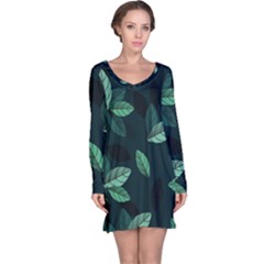 Foliage Long Sleeve Nightdress