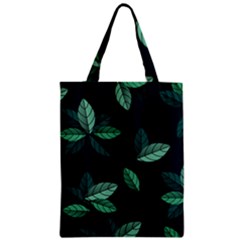 Foliage Zipper Classic Tote Bag