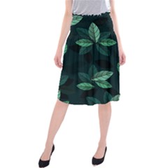 Foliage Midi Beach Skirt