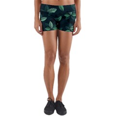 Foliage Yoga Shorts