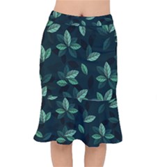 Foliage Short Mermaid Skirt