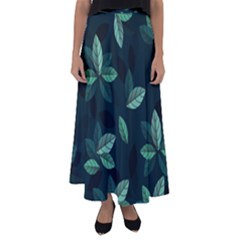 Foliage Flared Maxi Skirt