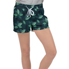 Foliage Velour Lounge Shorts