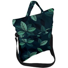 Foliage Fold Over Handle Tote Bag
