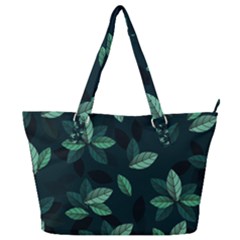 Foliage Full Print Shoulder Bag
