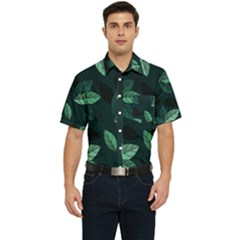 Foliage Men s Short Sleeve Pocket Shirt 