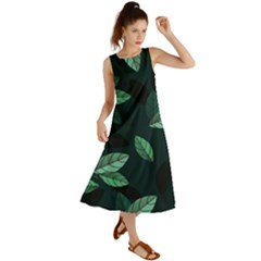 Foliage Summer Maxi Dress