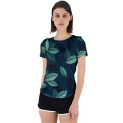 Foliage Back Cut Out Sport Tee