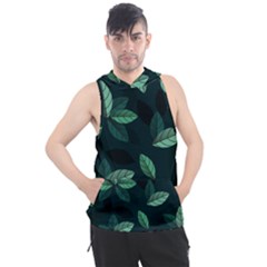 Foliage Men s Sleeveless Hoodie