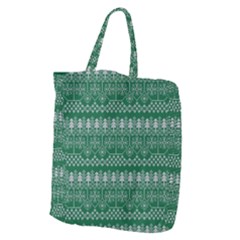 Christmas Knit Digital Giant Grocery Tote
