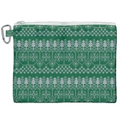 Christmas Knit Digital Canvas Cosmetic Bag (xxl)