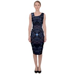 Mandala - 0007 - Complications Sleeveless Pencil Dress by WetdryvacsLair