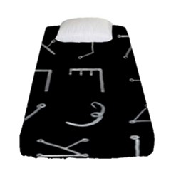 Heinrich Cornelius Agrippa Of Occult Philosophy 1651 Passing Of The River Collected Inverted Square Fitted Sheet (single Size) by WetdryvacsLair