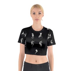 Katzen Cats Cotton Crop Top