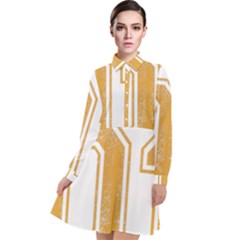 1 Best Dad Long Sleeve Chiffon Shirt Dress by blackacturus