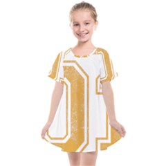 1 Best Dad Kids  Smock Dress by blackacturus