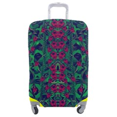 Tree Flower Paradise Of Inner Peace And Calm Pop-art Luggage Cover (medium) by pepitasart