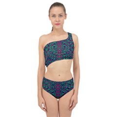 Tree Flower Paradise Of Inner Peace And Calm Pop-art Spliced Up Two Piece Swimsuit by pepitasart