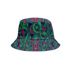 Tree Flower Paradise Of Inner Peace And Calm Pop-art Inside Out Bucket Hat (kids) by pepitasart