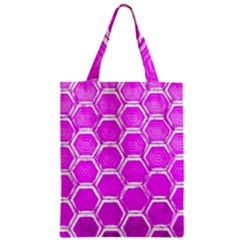 Hexagon Windows Zipper Classic Tote Bag