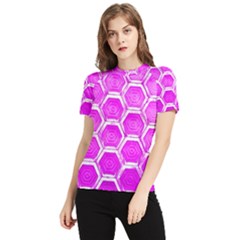 Hexagon Windows Women s Short Sleeve Rash Guard by essentialimage