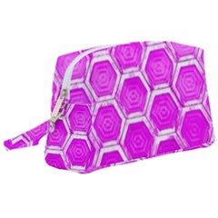Hexagon Windows Wristlet Pouch Bag (large) by essentialimage