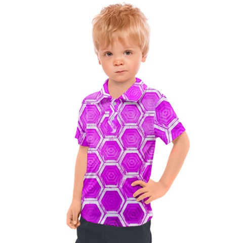 Hexagon Windows Kids  Polo Tee by essentialimage